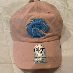 Broncos women’s hat. Baby blue logo